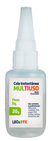 Cola Instantanea 20G Media-2 Viscosidade Cx/12 Und Leoarte
